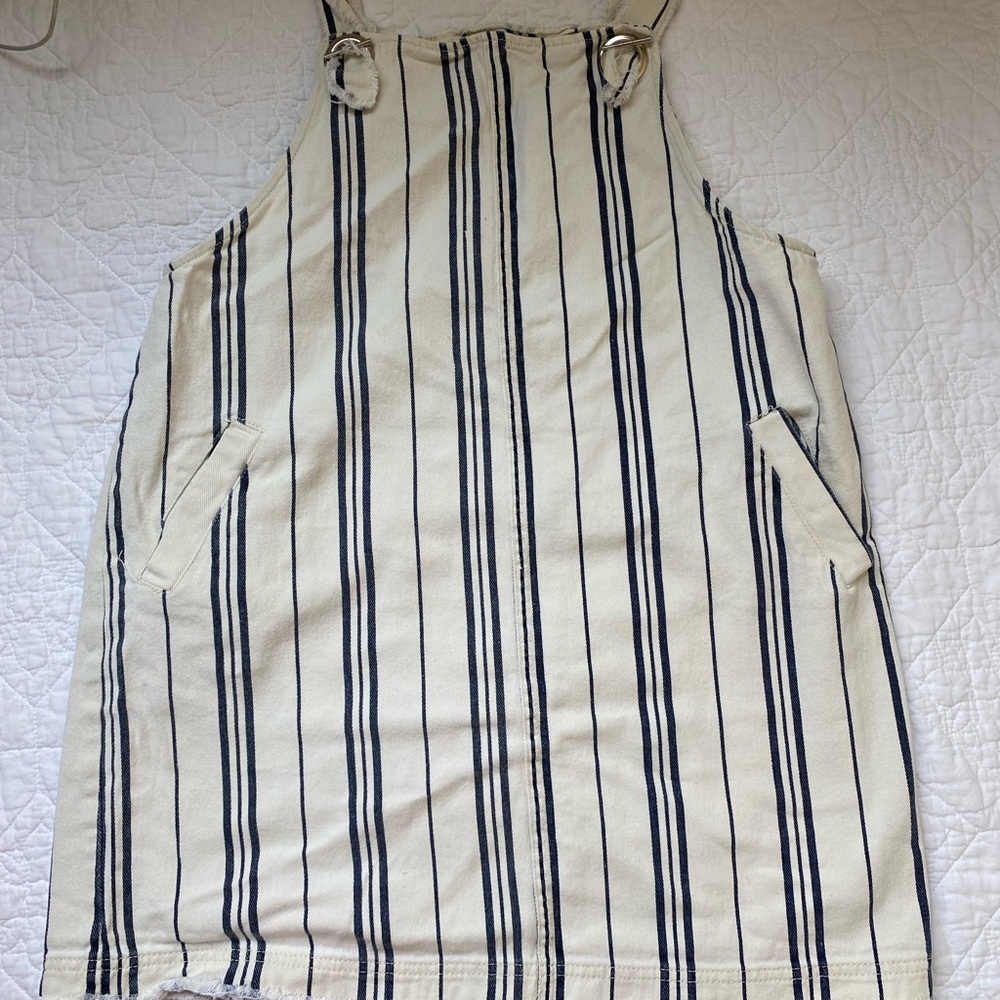 Altard State stripe overall dress